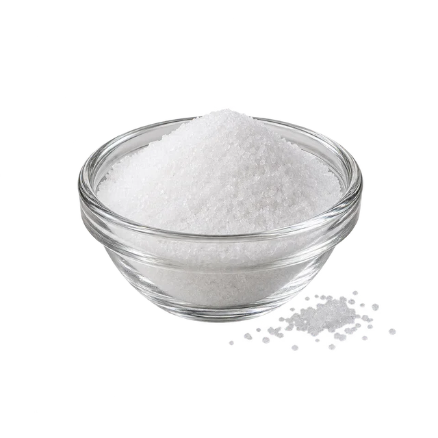 Illustration d’un bol transparent de sel fin