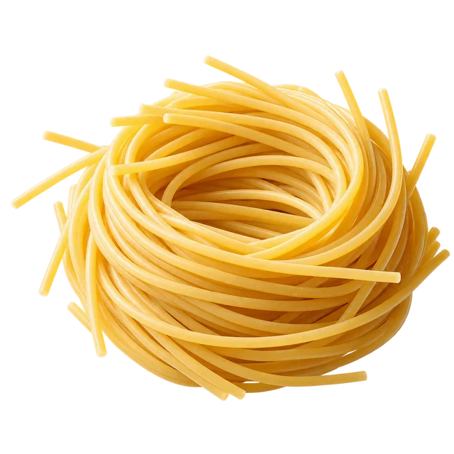 Illustration d’un nid de spaghetti secs